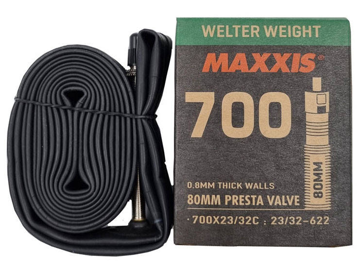 

Камeра велосипеда 28" - Maxxis Welter Weight Presta 80 мм 23/32-622