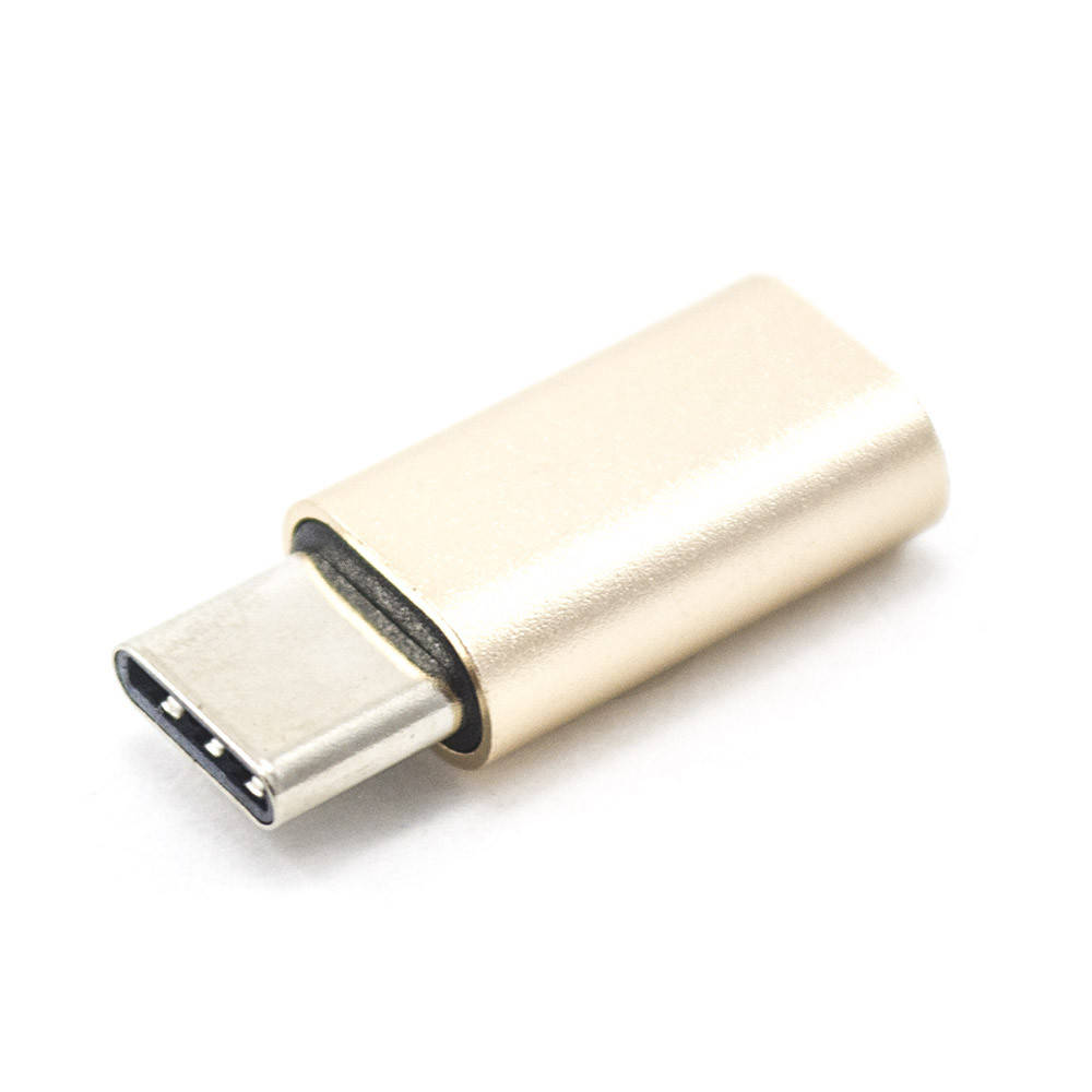 

Переходник OTG C&Q Metal Micro USB - Type-C, Разные цвета