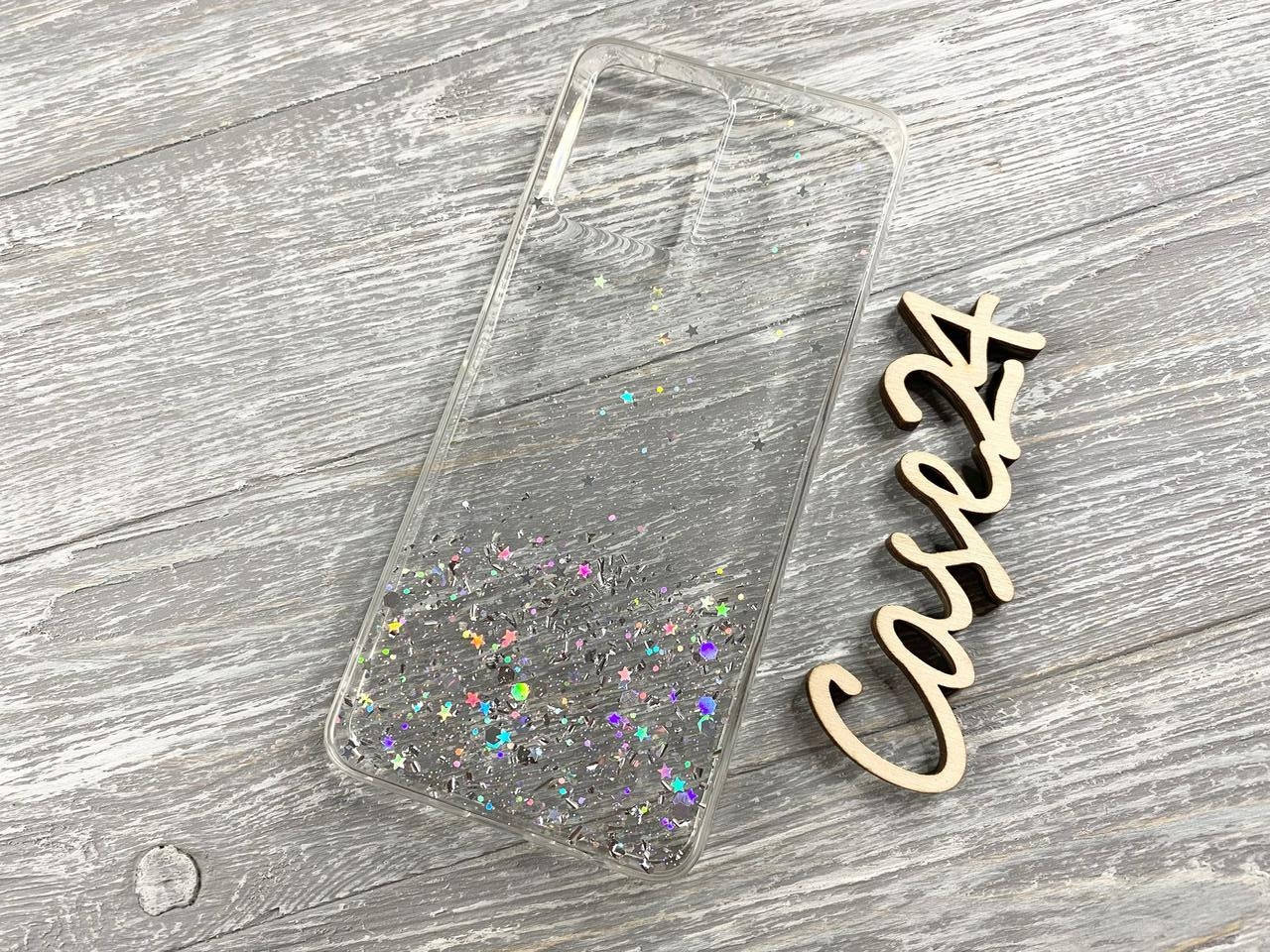 

TPU чехол Star Glitter для Realme 8 / Realme 8 Pro прозрачный