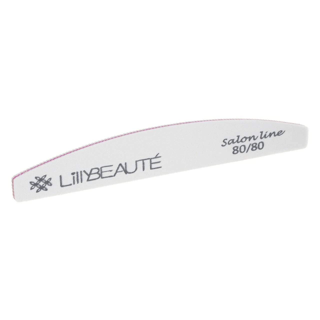 

Пилка для ногтей Lilly Beaute Salon Line 80/80, полукруг