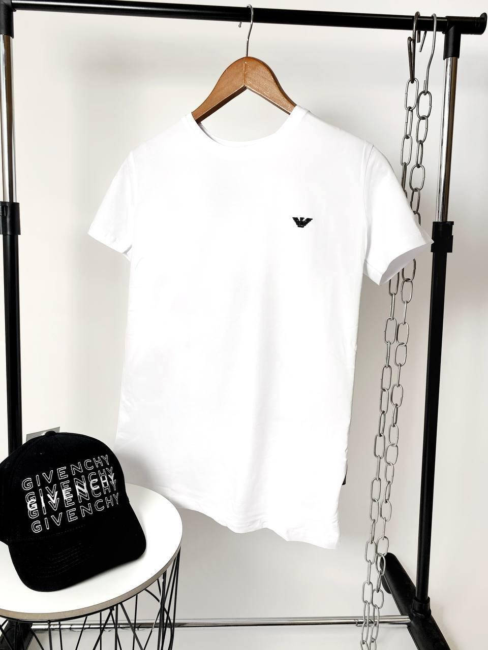 

Мужская стильная брендовая футболка Armani (белая) XL