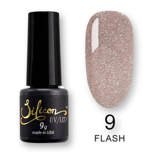 

Гель-лак Silicon Flash № 09 светоотражающий, 9 мл