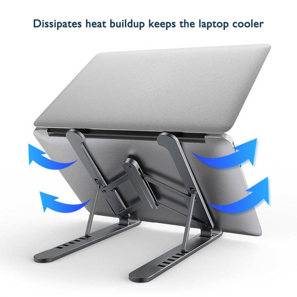 

Подставка для ноутбука регулируемая Laptop Stand Черная а