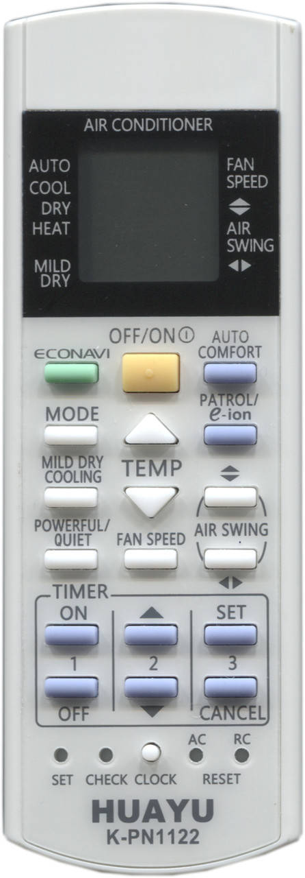 

Универсальный пульт для кондиционера Panasonic K-PN1122