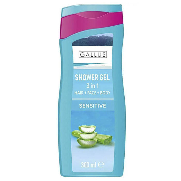 

Гель для душа Gallus Sensitive Нежный 3в1 300 мл