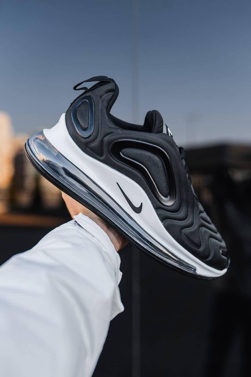 

Мужские стильные демисезонные кросовки (N!ke Air max) чёрные 42, Черный