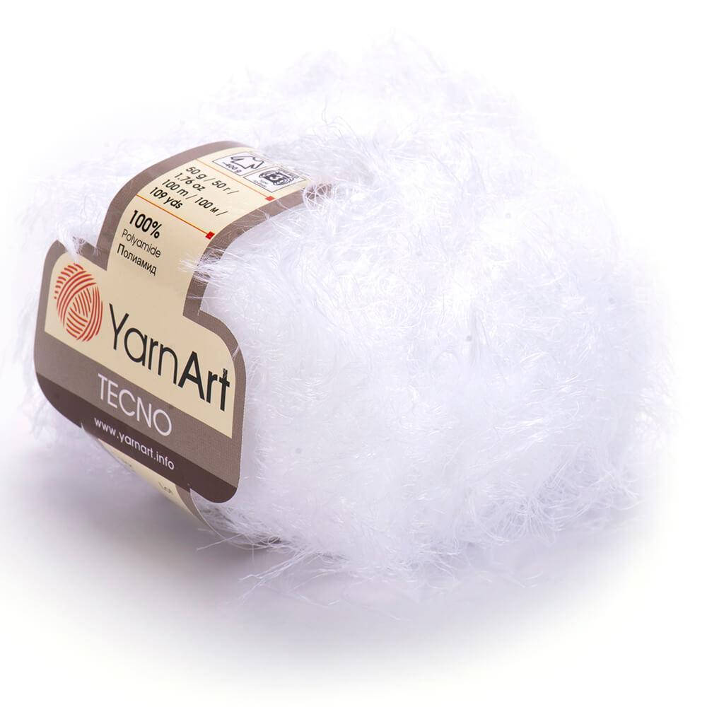 

Yarnart Tecno № 01 белый