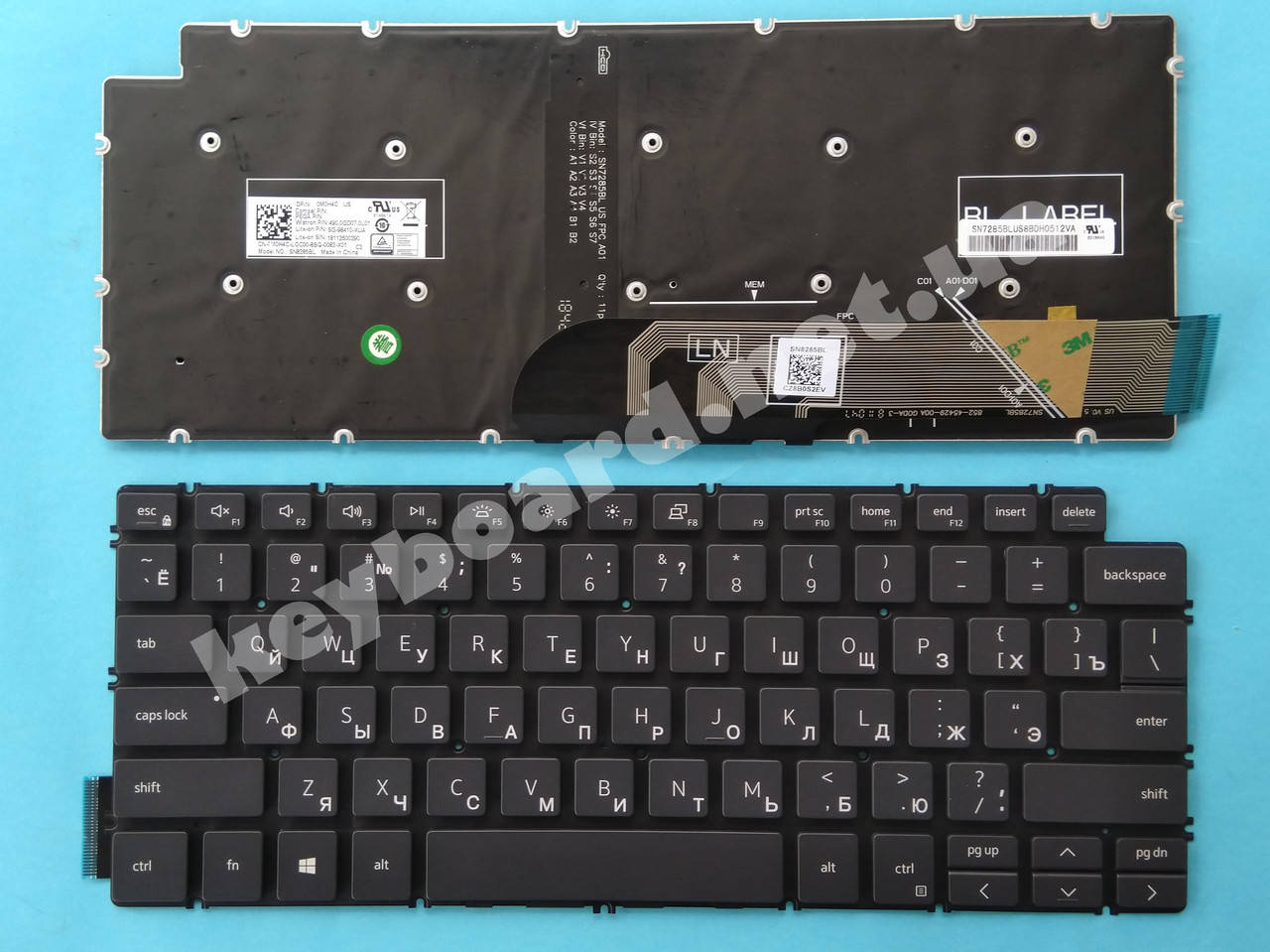 

Клавиатура для ноутбука Dell Inspiron 14 7491, Черный