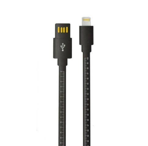 

Кабель Usb iPhone 5/6 (1.2м), цвет - black, Черный