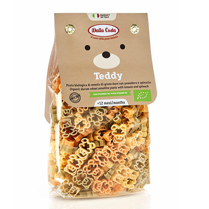 

Макароны DALLA COSTA Bio Baby Teddy Tricolor 200 г, 8 шт/ящ