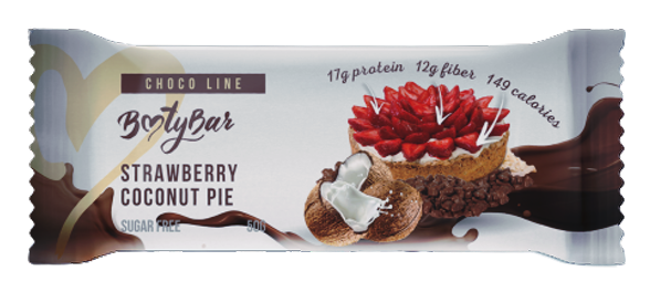 

Протеиновый батончик BootyBar Choco Line Земляничный Пирог с Кокосом (50 грамм)