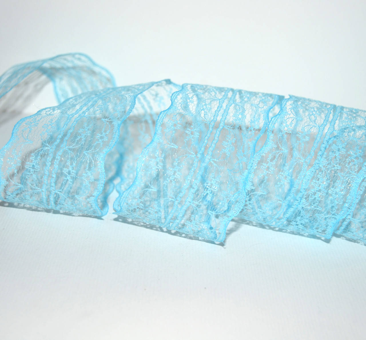 

Мереживо Доріжка, 4,5см, колір-голубий