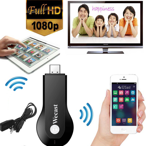 

WeCast C2 (Anycast chromecast) беспроводной модуль передачи данных ( AnyCast M2 Plus), Черный