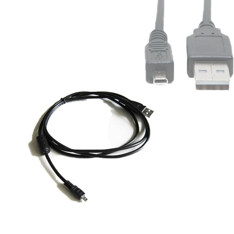 

H07 USB кабель Nikon UC-E6 D5000 P50 S3000 Olympus CB-USB7 FE-20, Черный