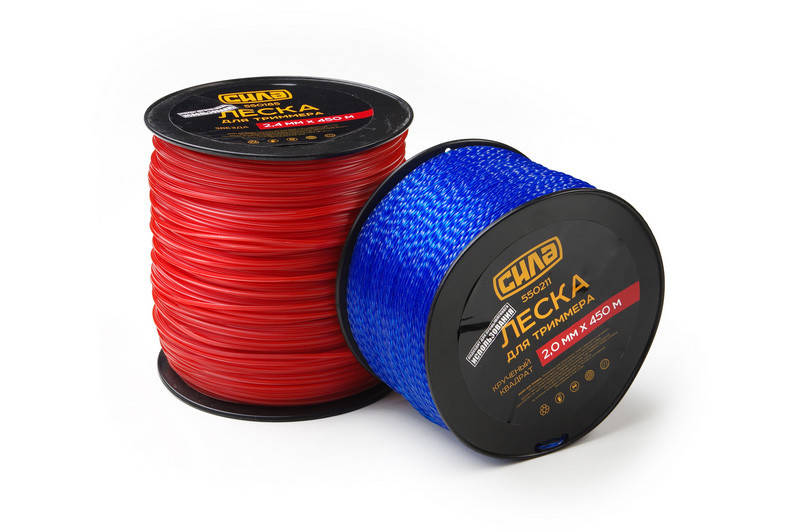 

Леска для триммера звезда Ø1.6мм СИЛА 600м (16шт/ящ)