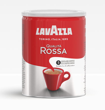 

Кофе молотый Lavazza Qualità Rossa 250 г в жестяной банке