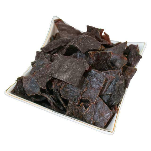 

Конина вяленая, сушеная, (мясные чипсы, джерк, бастурма) 500г