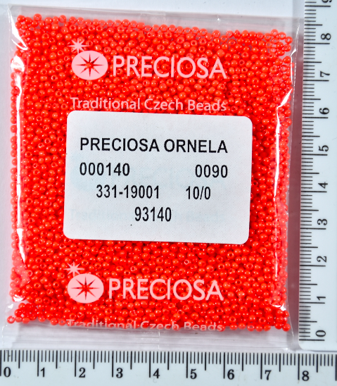 

Бисер PRECIOSA №10/0 натурал №93140 пакет 50 грамм уп=1пакет