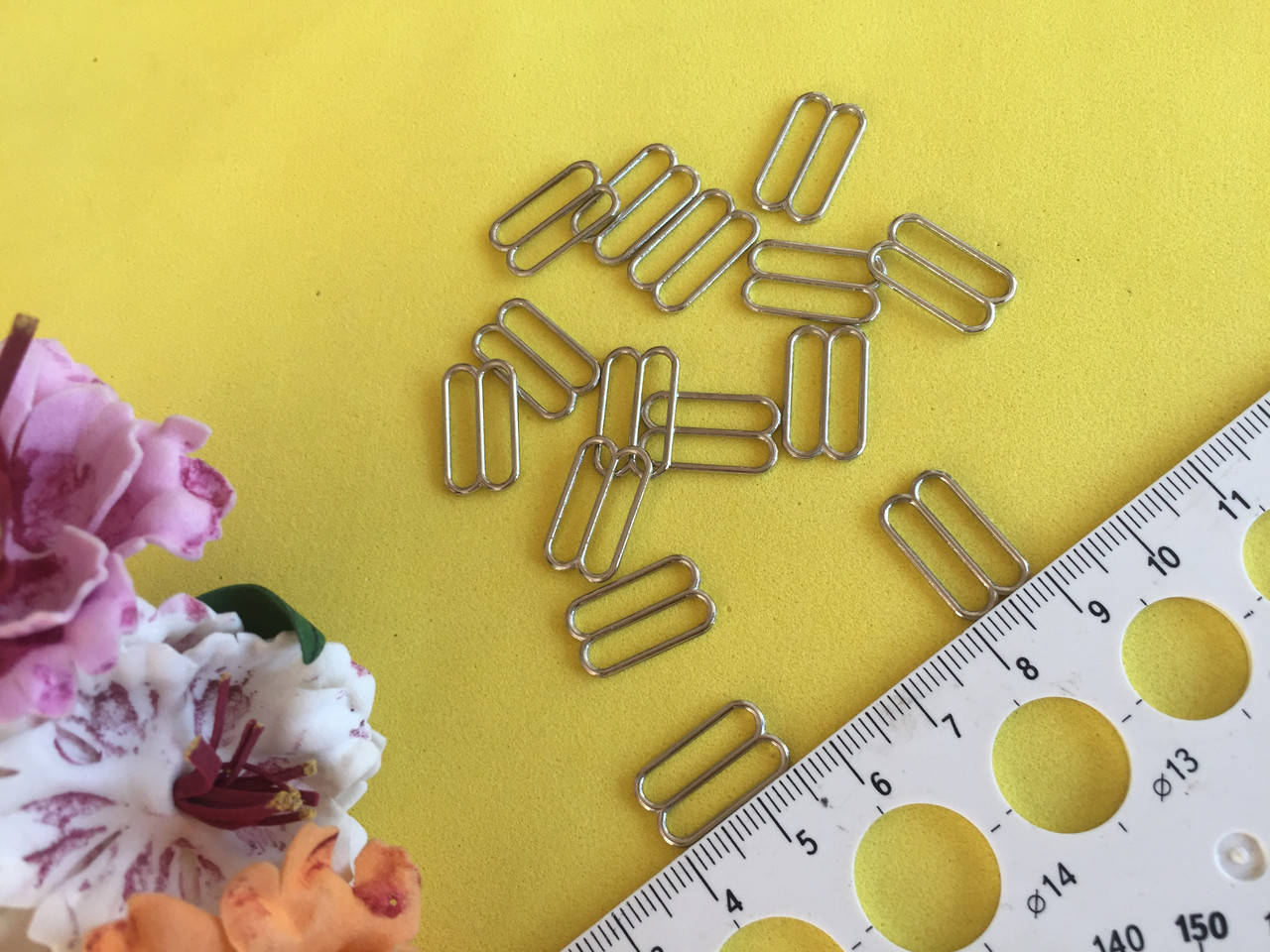 

Перетяжка бельевая регулятор металл 15мм серебро восьмерка 1шт, Серебристый