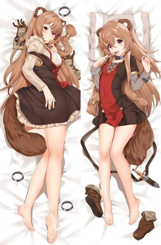 

150 х 50 см 1100 грн Рафталия Восхождение Героя Щита Raphtalia Дакимакура аниме Подушка со съёмной наволочкой, Разные цвета