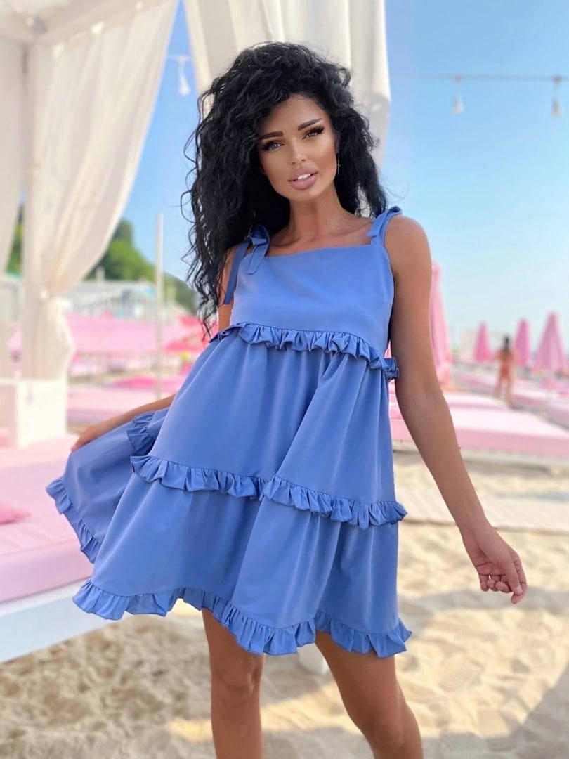 

Женский летний короткий свободный сарафан