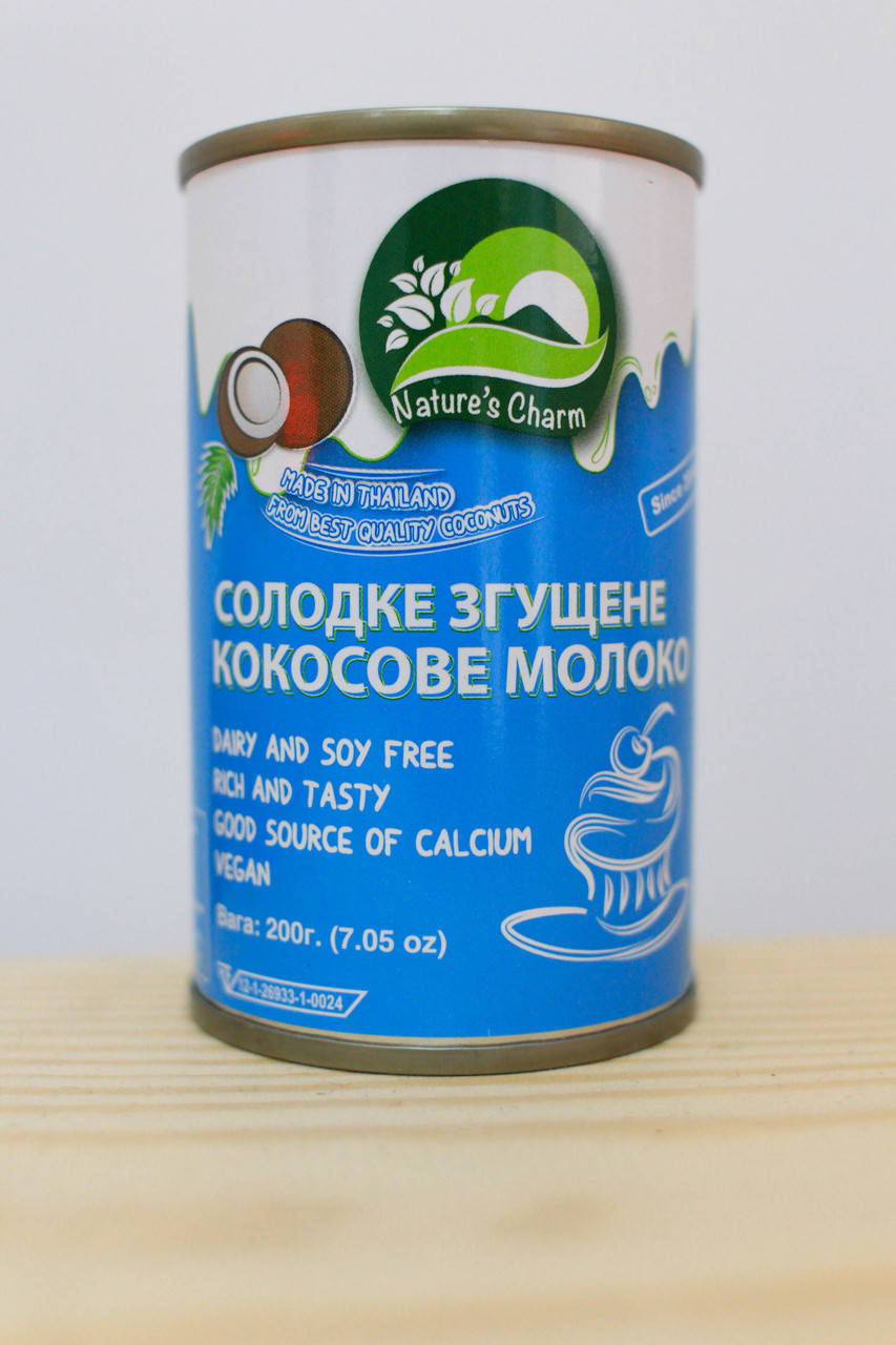 

Безлактозное молоко сгущенное кокосовое Nature's Charm 200г