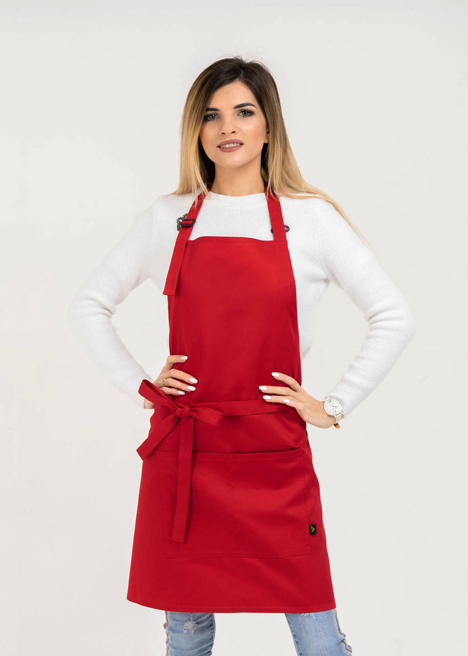 

Фартук Latte Короткий Красный, Черный