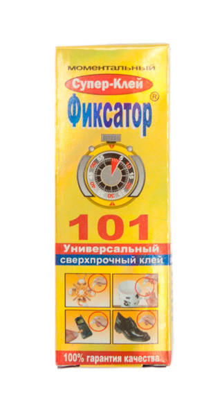 

Клей-супер Фиксатор 101 20г универсальный (50шт/уп)