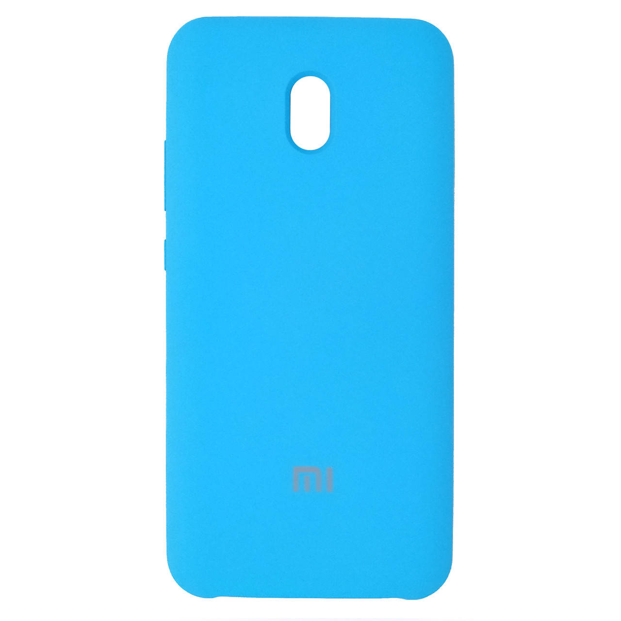 

Чехол для Xiaomi Redmi 8A силиконовый противоударный Silicone Cover Case blue, Синий