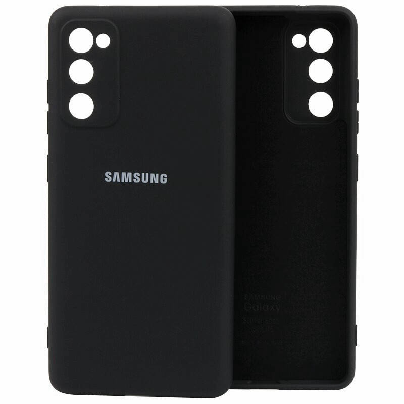 

Силиконовый чехол для Samsung Galaxy S20 FE Черный микрофибра soft touch
