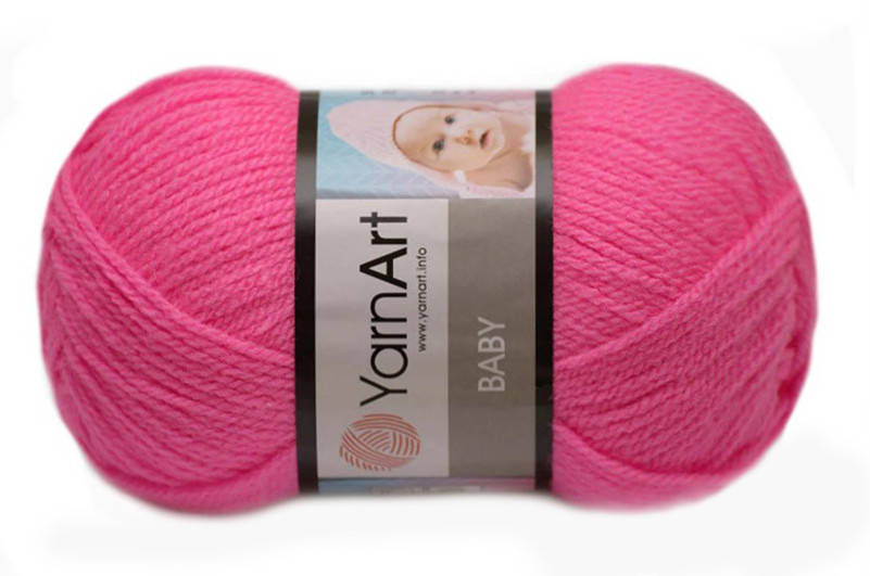 

YarnArt Baby, розовый неон №174
