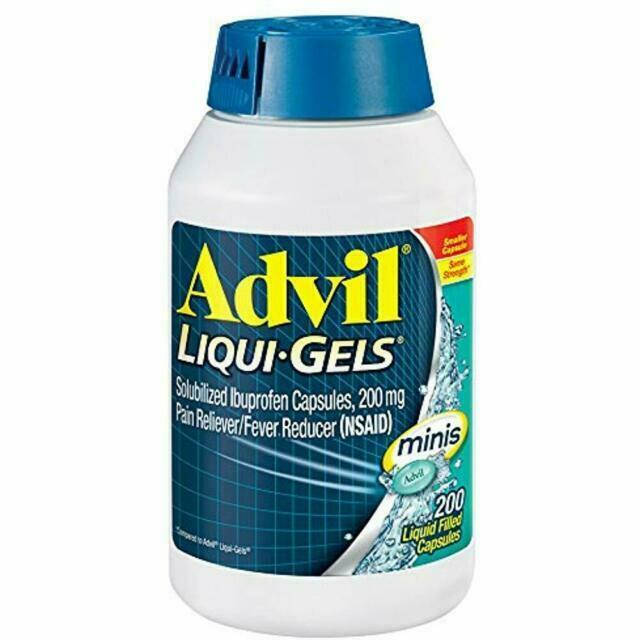

Знеболювальний препарат Advil liquid gels minis 200mg, 200 капсул