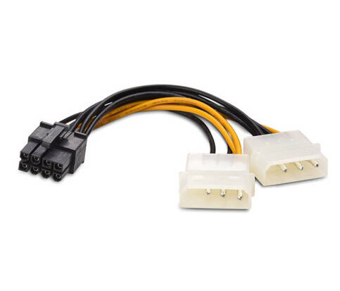 

Переходник 2 x 4pin to 8pin видеокарта