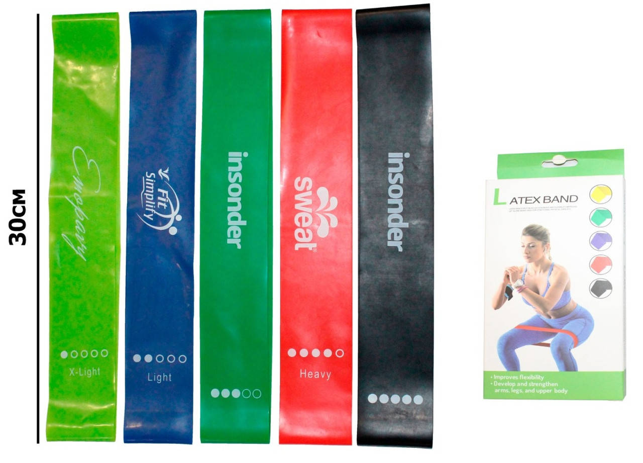 

Резинки для фитнеса и спорта Latex Band резиновые петли