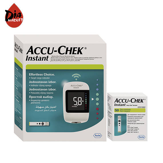 

Глюкометр Accu Chek Instant (Акку Чек Инстант) + 50 тест-полосок Акку Чек Инстант