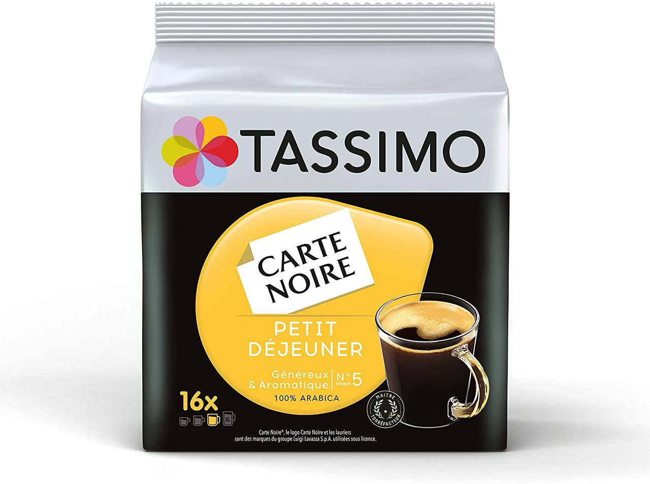 

Кофе в капсулах Тассимо - CARTE NOIRE Petit Dejeuner (16 порций)