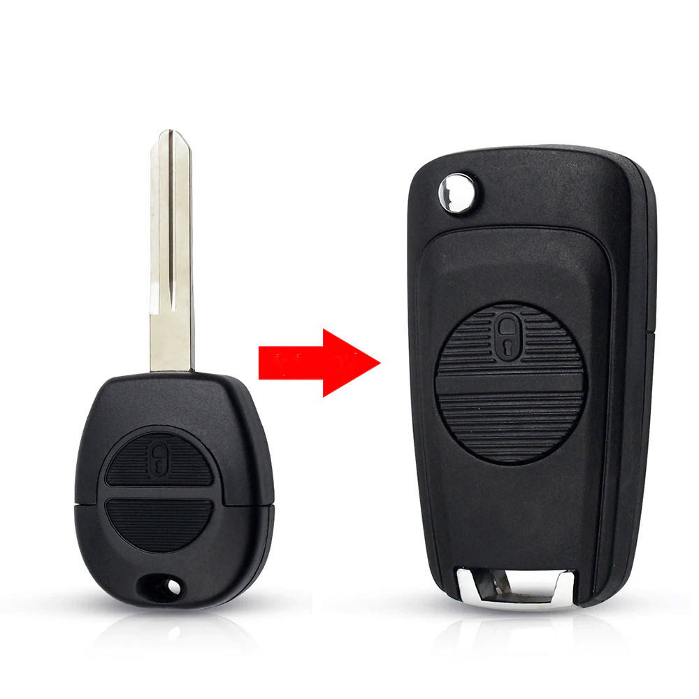 

Корпус выкидного ключа (для переделки) Nissan 2 кнопки NSN14