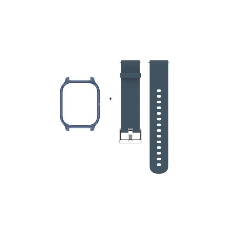 

Amazfit GTS Комплект для смарт часов (ремешок и бампер), Gray-blue