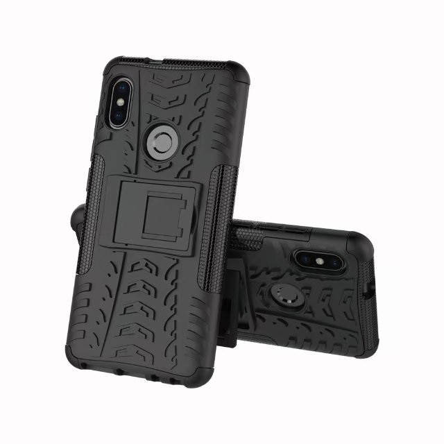 

PC + TPU чехол Armor для Xiaomi Mi A2 Lite (8 цветов) чёрный