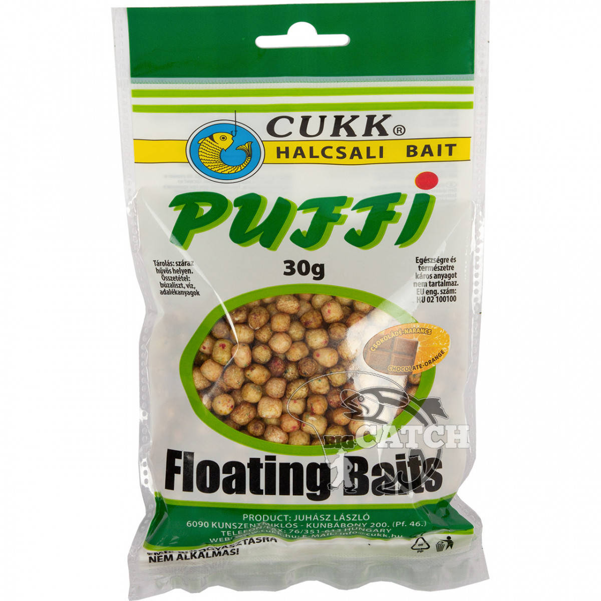 

Воздушное тесто Cukk Puffi 30г 4-6мм шоколад-апельсин