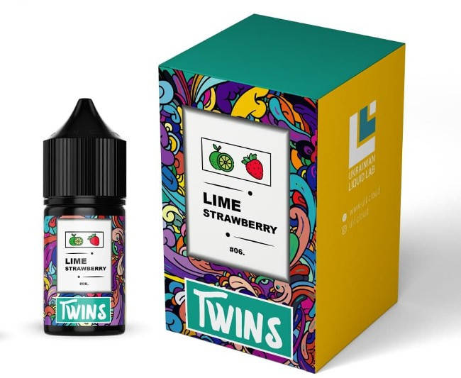

Набор Twins Lime Strawberry Salt (50 мг/мл) 30 мл.