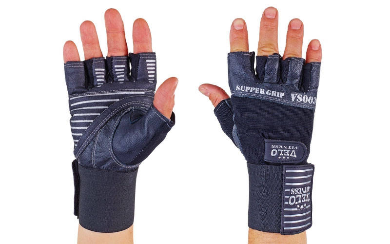 

Перчатки для тяжелой атлетики с напульсником р. S, M, L, XL