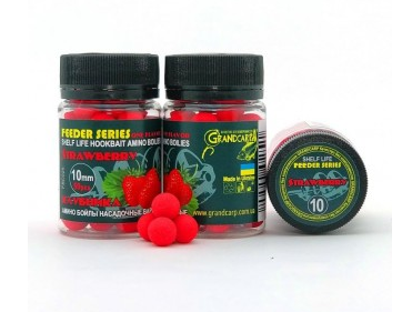 

Амино бойлы насадочные вареные STRAWBERRY (КЛУБНИКА) FEEDER SERIES Ø10 мм