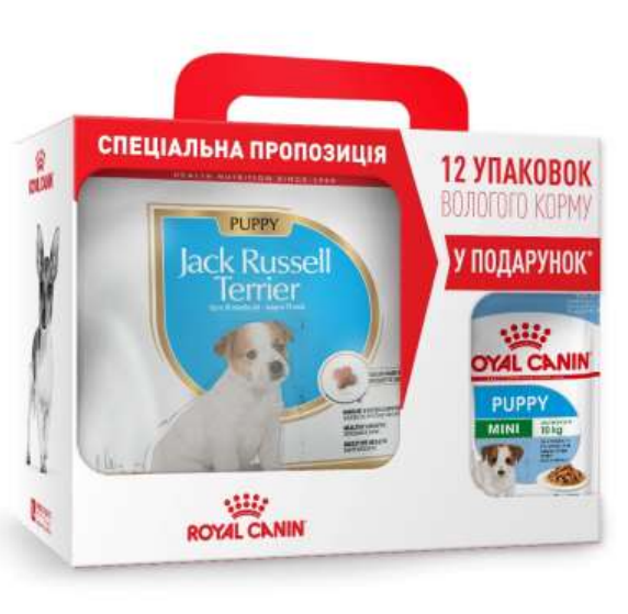 

Royal Canin Jack Russell Puppy 3кг+12 паучей в подарок для щенков джек-рассел-терьер