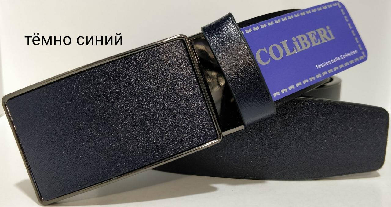 

Ремень мужской брючный с зажимной пряжкой, Coliberi. Арт.: RMBZZ0008-35, Синий