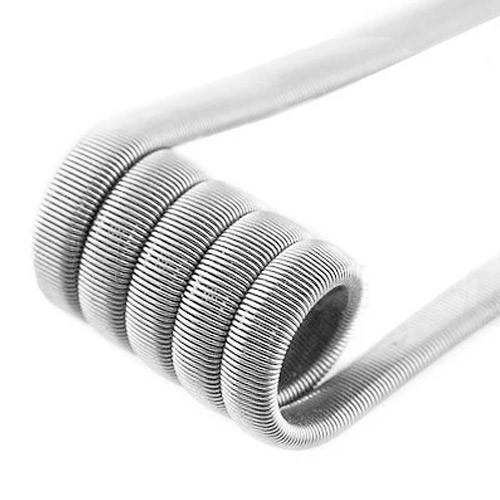 

Triple Fused Clapton Coil 5 витков 3мм Кантал, Нихром KA1 3x0.4мм + NiCr 0.1мм 0.26/0.13 Ом 1 штука