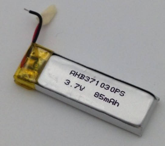 

Аккумулятор универсальный 30х10х3.7 мм 3,7V 85mAh