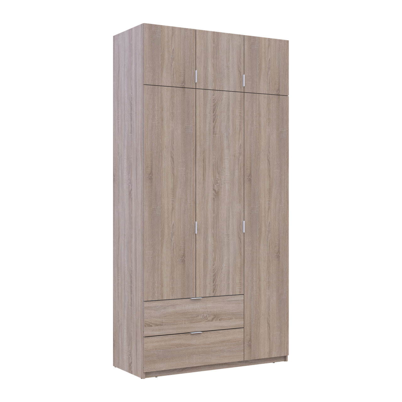 Розпашна Шафа для одягу Doros Лукас Дуб Сонома 3ДСП 120х50х240 (80737799) 5