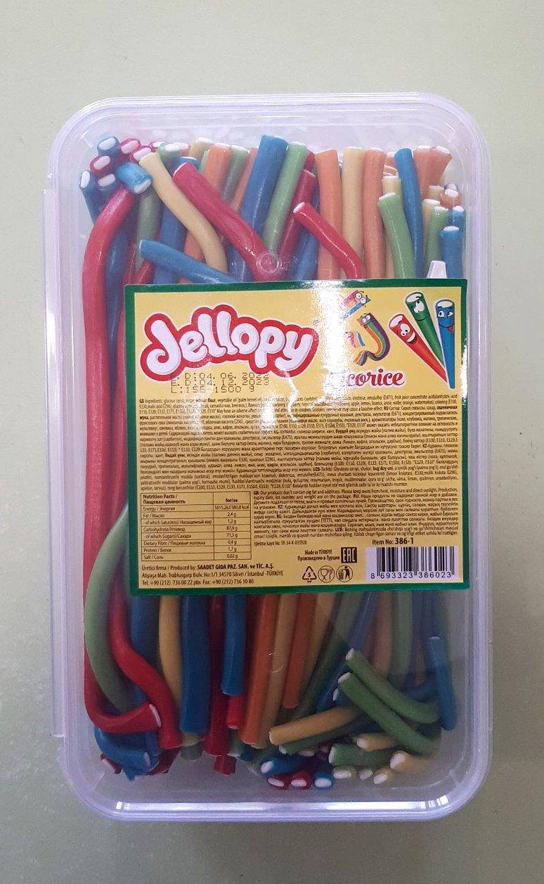 

Конфеты мармелад Jellopy провода 150 штук