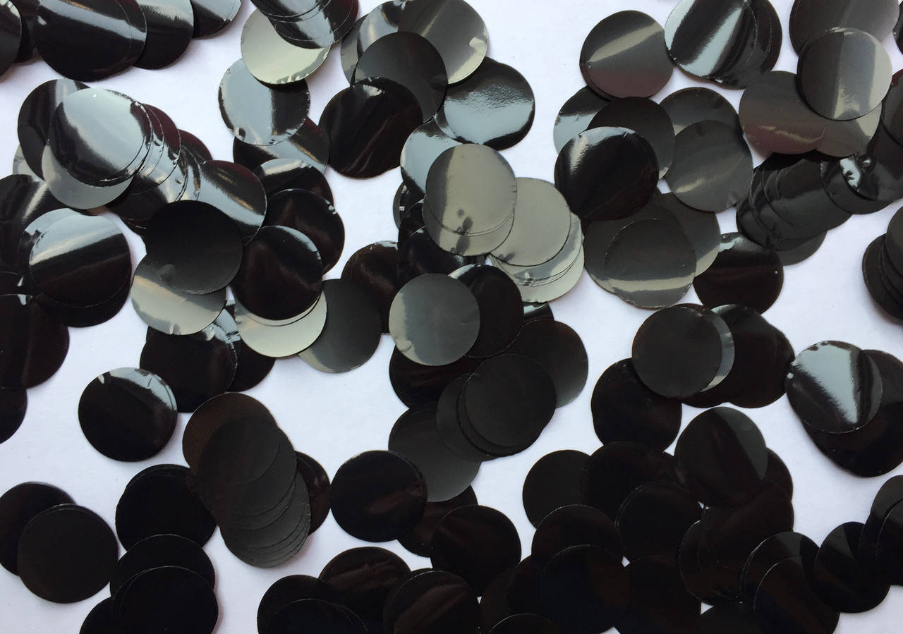 

Конфетті Кружечки Чорні 100 г, Черный